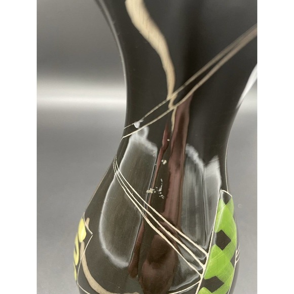 Herta Gertz BC Ceramics Northern Lights Vase 1950’s Canadian Pottery Geometric - Picture 5 of 10